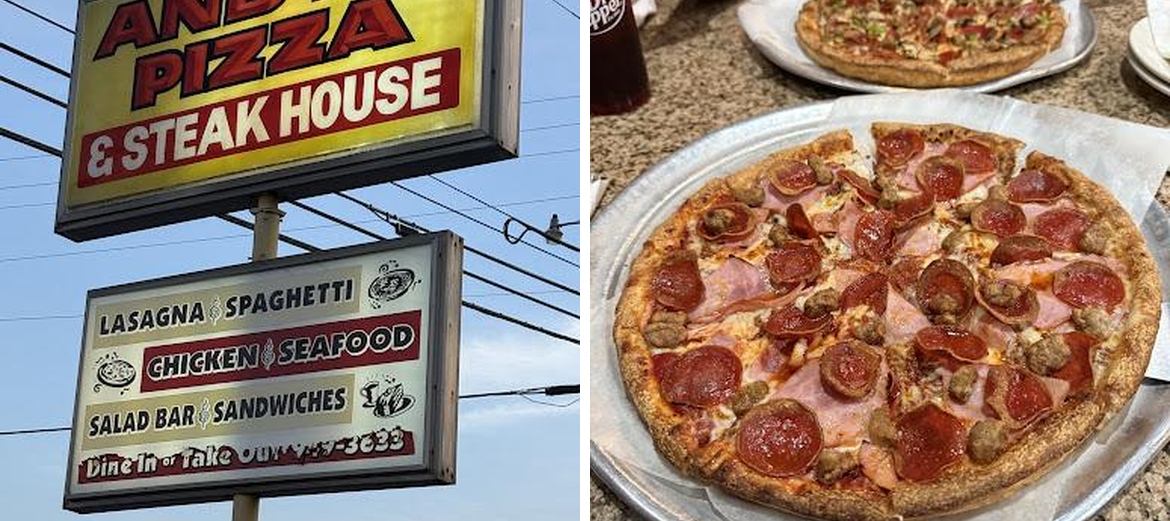 Andy's Pizza Menu